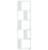 VidaXL Boekenkast 5-laags 45x23,5x162,5 cm bewerkt hout wit
