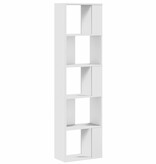 VidaXL Boekenkast 5-laags 45x23,5x162,5 cm bewerkt hout wit