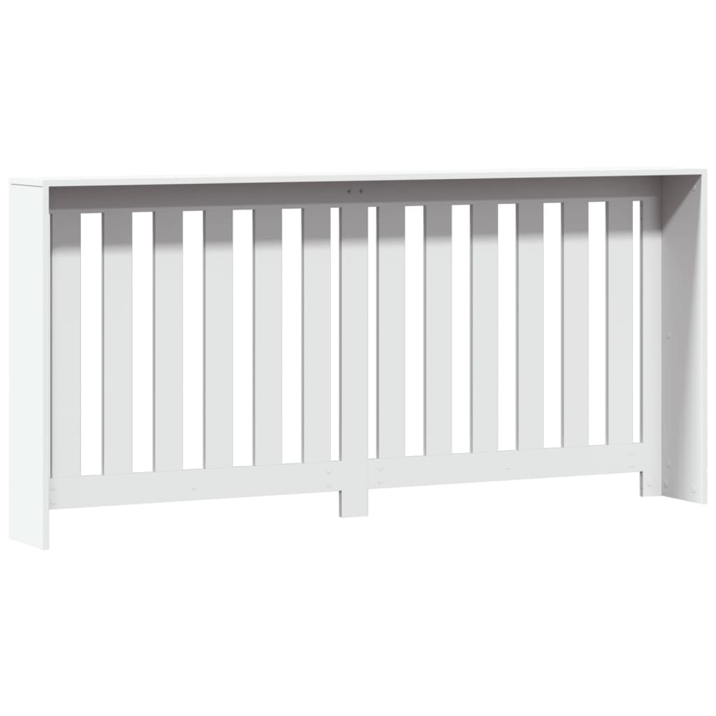 VidaXL Radiatorombouw 175x20x82 cm bewerkt hout wit