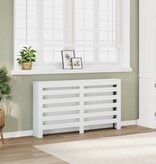 VidaXL Radiatorombouw 149x20x82 cm bewerkt hout wit