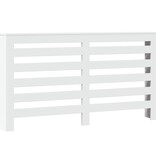 VidaXL Radiatorombouw 149x20x82 cm bewerkt hout wit