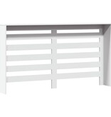 VidaXL Radiatorombouw 149x20x82 cm bewerkt hout wit