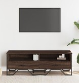 VidaXL Tv-meubel 122x34x41 cm bewerkt hout bruin eikenkleurig