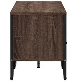 VidaXL Tv-meubel 122x34x41 cm bewerkt hout bruin eikenkleurig