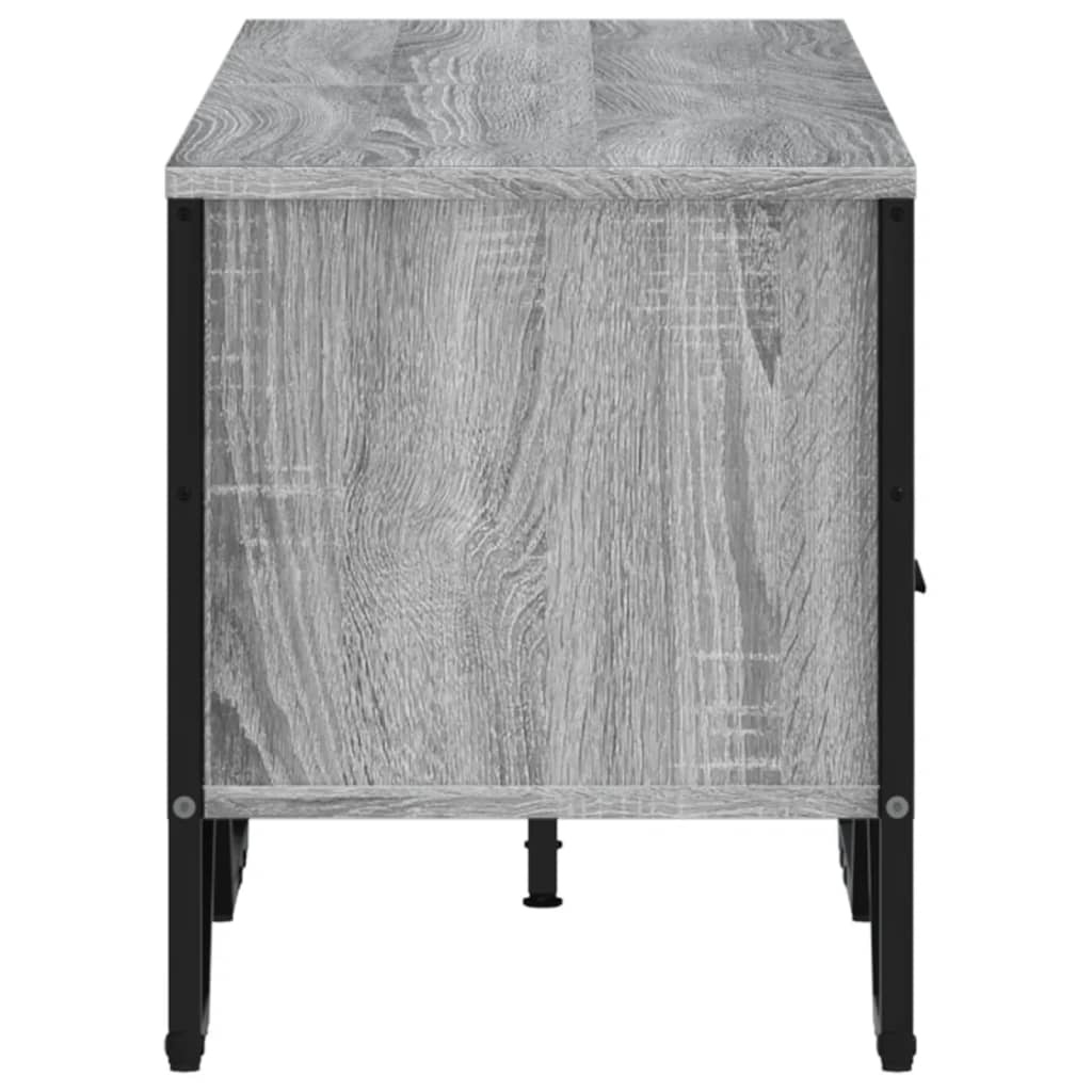 VidaXL Tv-meubel 122x34x41 cm bewerkt hout grijs sonoma eikenkleurig