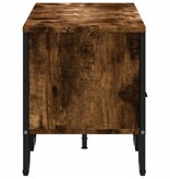VidaXL Tv-meubel 122x34x41 cm bewerkt hout gerookt eikenkleurig