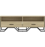 VidaXL Tv-meubel 122x34x41 cm bewerkt hout sonoma eikenkleurig