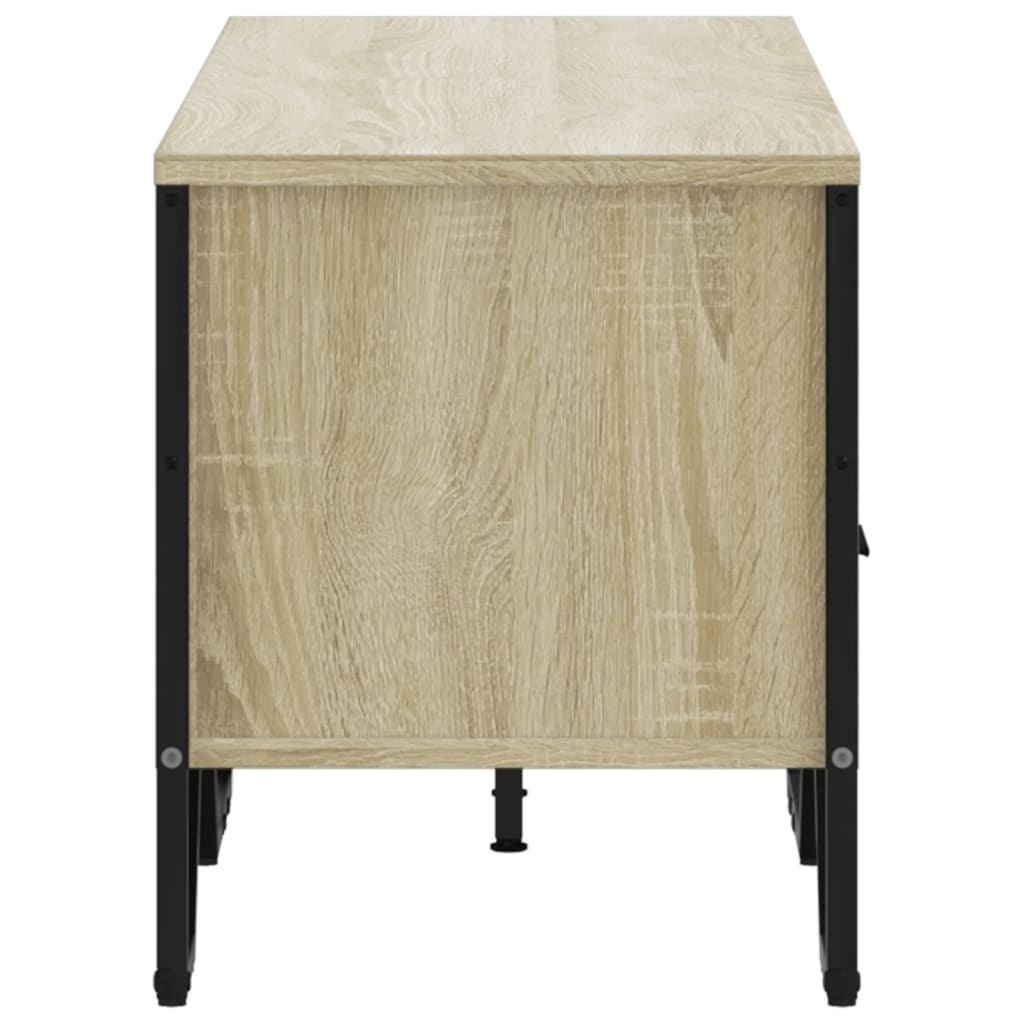 VidaXL Tv-meubel 122x34x41 cm bewerkt hout sonoma eikenkleurig
