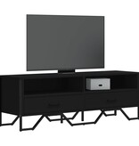 VidaXL Tv-meubel 122x34x41 cm bewerkt hout zwart