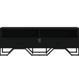 VidaXL Tv-meubel 122x34x41 cm bewerkt hout zwart