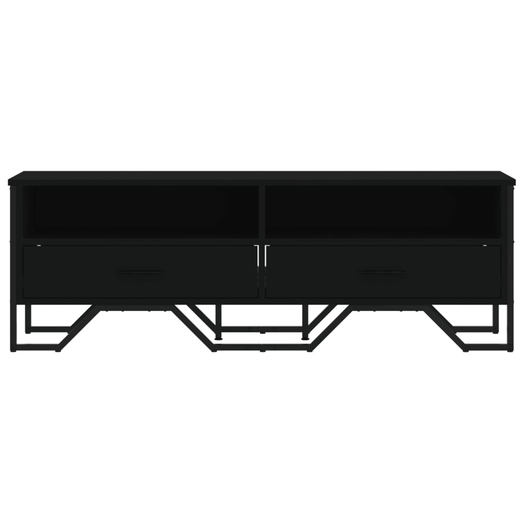 VidaXL Tv-meubel 122x34x41 cm bewerkt hout zwart
