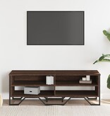 VidaXL Tv-meubel 122x34x41 cm bewerkt hout bruin eikenkleurig