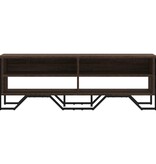 VidaXL Tv-meubel 122x34x41 cm bewerkt hout bruin eikenkleurig
