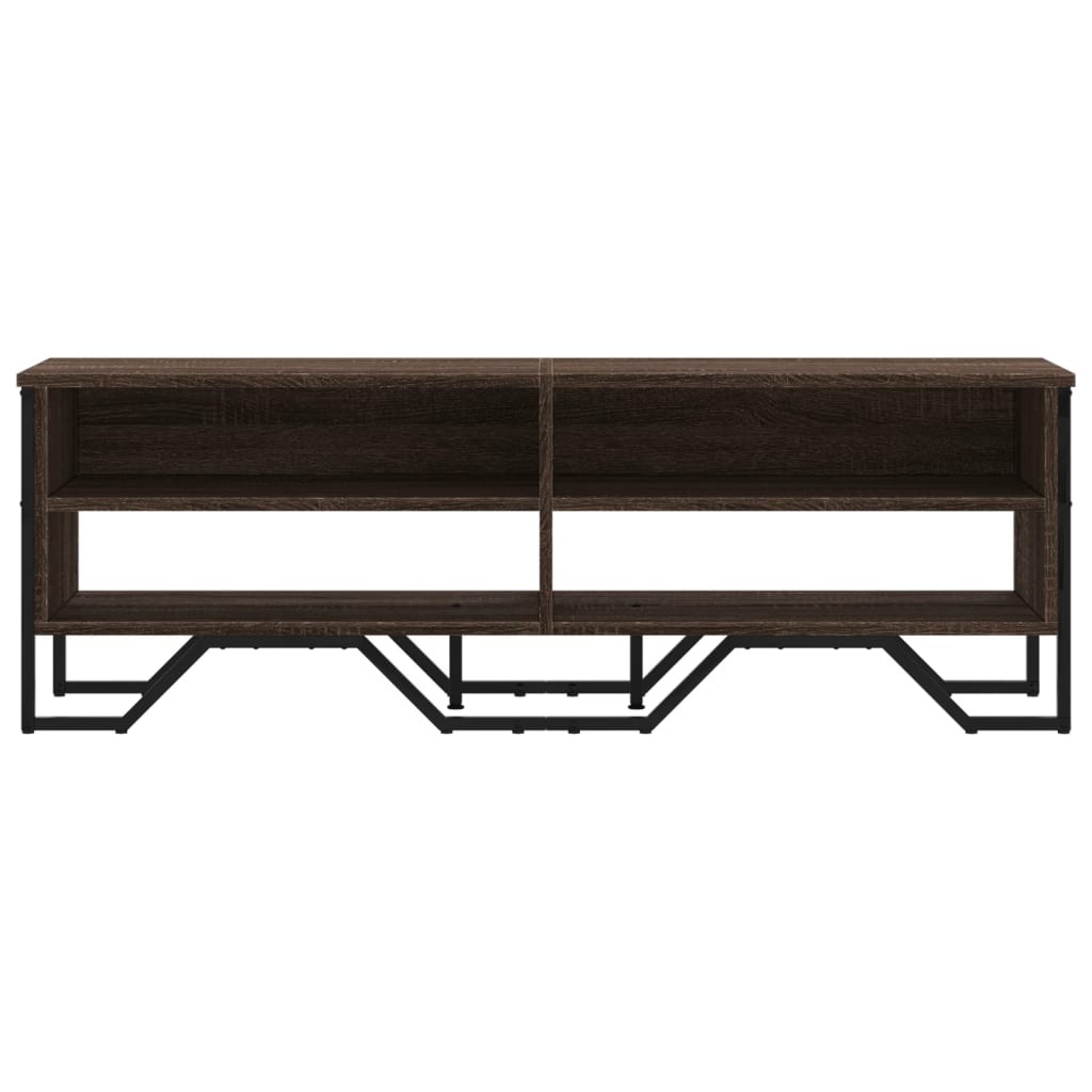 VidaXL Tv-meubel 122x34x41 cm bewerkt hout bruin eikenkleurig