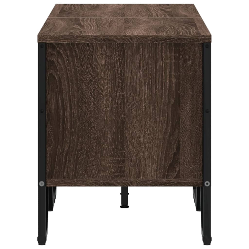 VidaXL Tv-meubel 122x34x41 cm bewerkt hout bruin eikenkleurig