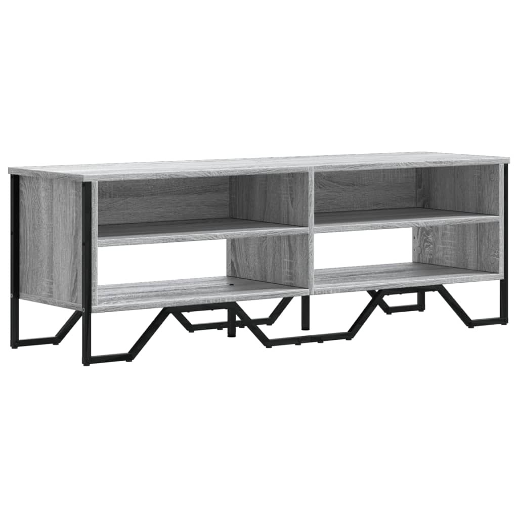 VidaXL Tv-meubel 122x34x41 cm bewerkt hout grijs sonoma eikenkleurig