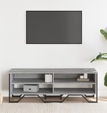 VidaXL Tv-meubel 122x34x41 cm bewerkt hout grijs sonoma eikenkleurig