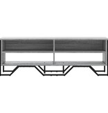 VidaXL Tv-meubel 122x34x41 cm bewerkt hout grijs sonoma eikenkleurig
