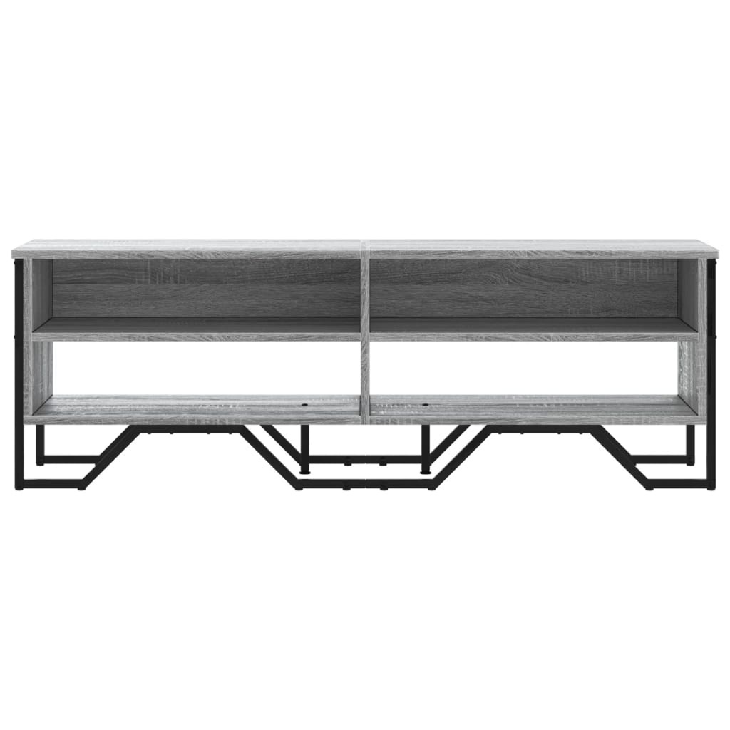 VidaXL Tv-meubel 122x34x41 cm bewerkt hout grijs sonoma eikenkleurig