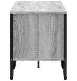 VidaXL Tv-meubel 122x34x41 cm bewerkt hout grijs sonoma eikenkleurig