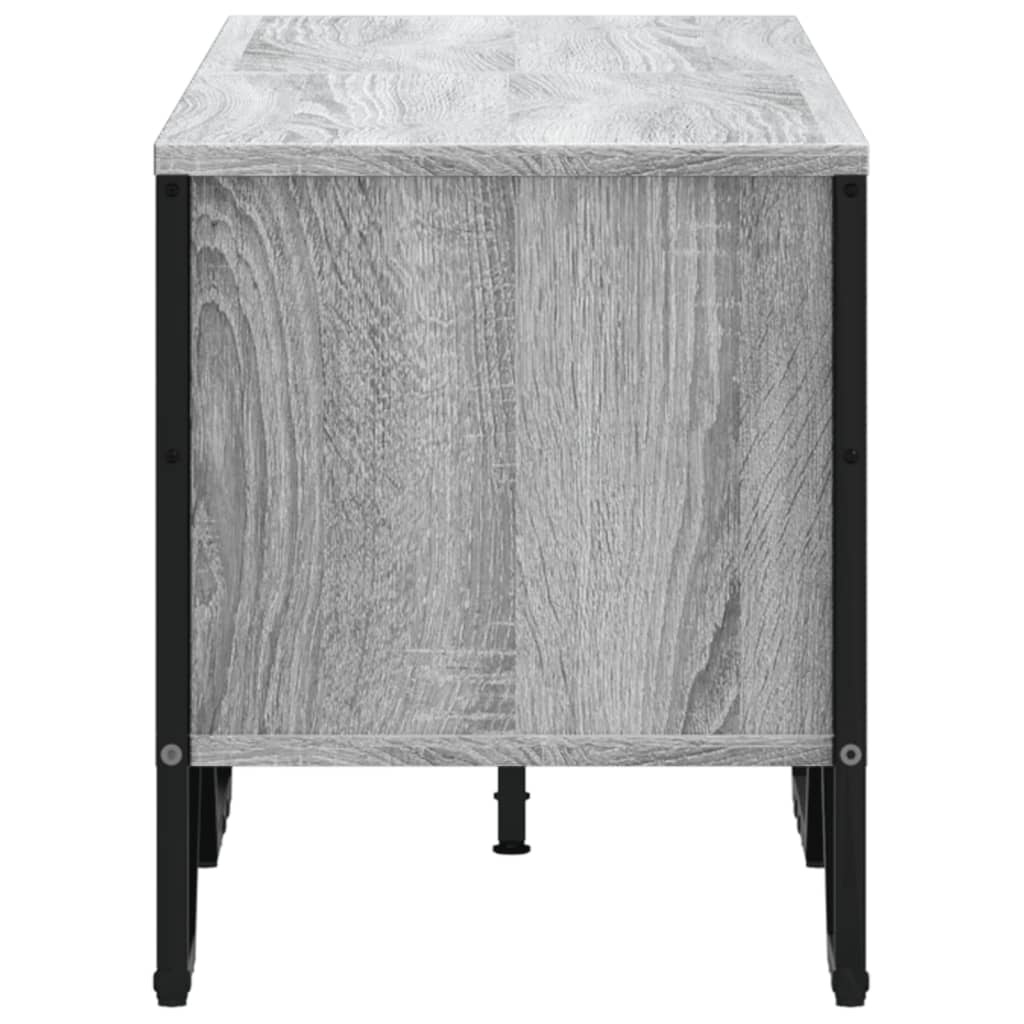 VidaXL Tv-meubel 122x34x41 cm bewerkt hout grijs sonoma eikenkleurig