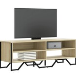 VidaXL Tv-meubel 122x34x41 cm bewerkt hout sonoma eikenkleurig