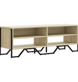 VidaXL Tv-meubel 122x34x41 cm bewerkt hout sonoma eikenkleurig