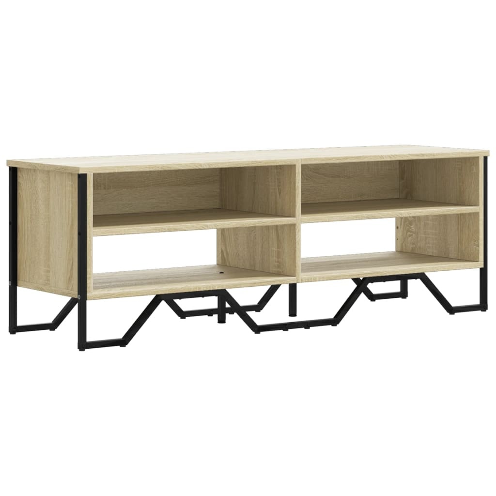 VidaXL Tv-meubel 122x34x41 cm bewerkt hout sonoma eikenkleurig