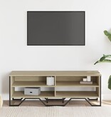 VidaXL Tv-meubel 122x34x41 cm bewerkt hout sonoma eikenkleurig