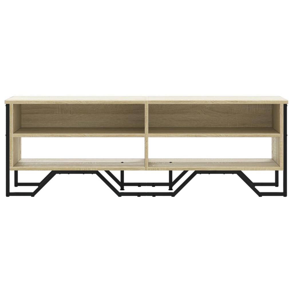 VidaXL Tv-meubel 122x34x41 cm bewerkt hout sonoma eikenkleurig