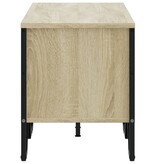 VidaXL Tv-meubel 122x34x41 cm bewerkt hout sonoma eikenkleurig
