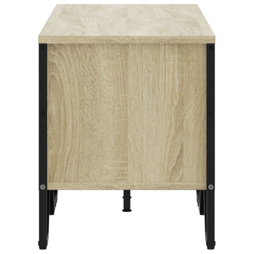 VidaXL Tv-meubel 122x34x41 cm bewerkt hout sonoma eikenkleurig