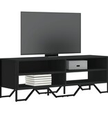 VidaXL Tv-meubel 122x34x41 cm bewerkt hout zwart