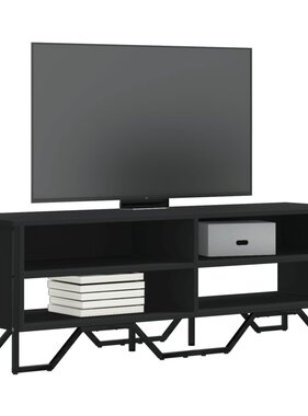 VidaXL Tv-meubel 122x34x41 cm bewerkt hout zwart