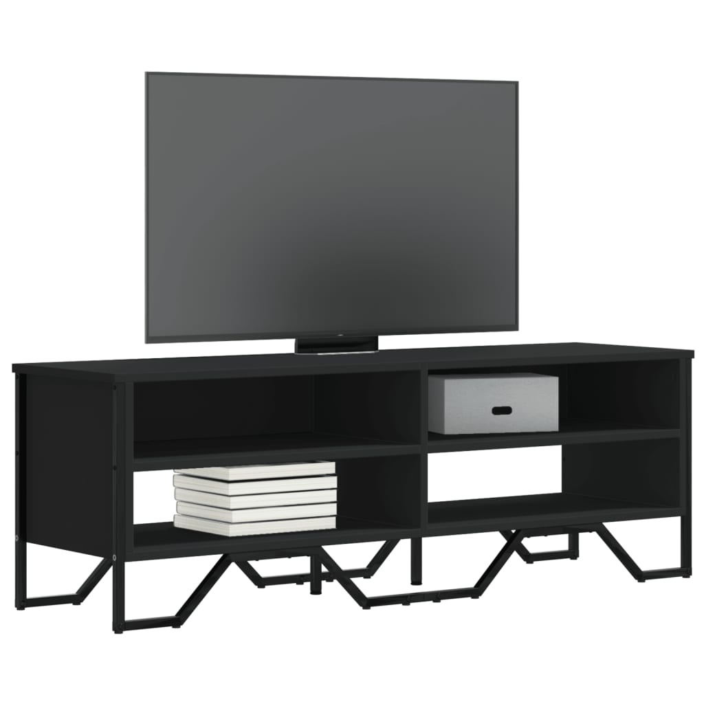 VidaXL Tv-meubel 122x34x41 cm bewerkt hout zwart