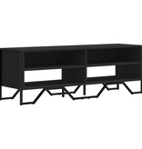 VidaXL Tv-meubel 122x34x41 cm bewerkt hout zwart