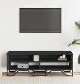 VidaXL Tv-meubel 122x34x41 cm bewerkt hout zwart