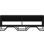 VidaXL Tv-meubel 122x34x41 cm bewerkt hout zwart