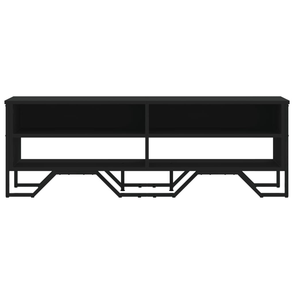 VidaXL Tv-meubel 122x34x41 cm bewerkt hout zwart