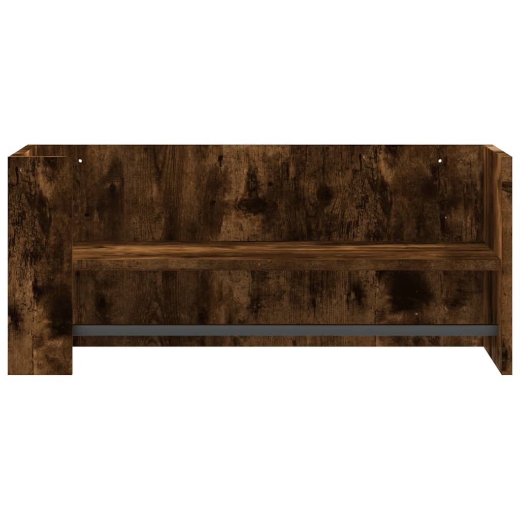VidaXL Wandschap 70,5x35x30,5 cm bewerkt hout gerookt eikenkleurig