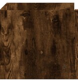 VidaXL Wandschap 70,5x35x30,5 cm bewerkt hout gerookt eikenkleurig