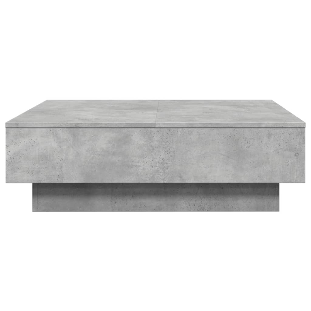 VidaXL Salontafel 90x90x28 cm spaanplaat betongrijs