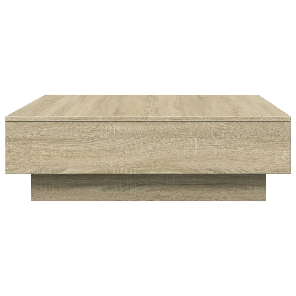 VidaXL Salontafel 90x90x28 cm spaanplaat sonoma eikenkleurig