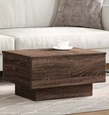 VidaXL Salontafel 60x45x31 cm bewerkt hout bruin eikenkleurig