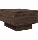 VidaXL Salontafel 60x45x31 cm bewerkt hout bruin eikenkleurig