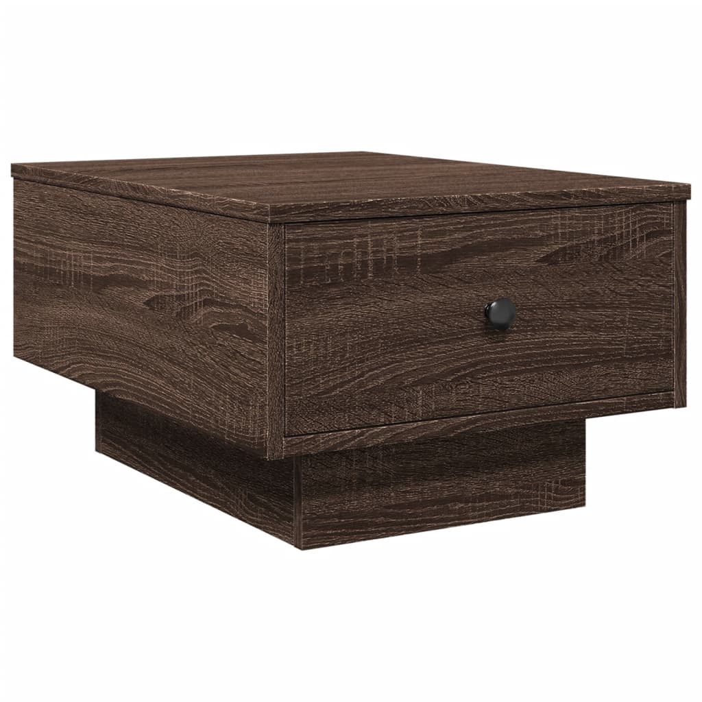 VidaXL Salontafel 60x45x31 cm bewerkt hout bruin eikenkleurig