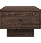 VidaXL Salontafel 60x45x31 cm bewerkt hout bruin eikenkleurig