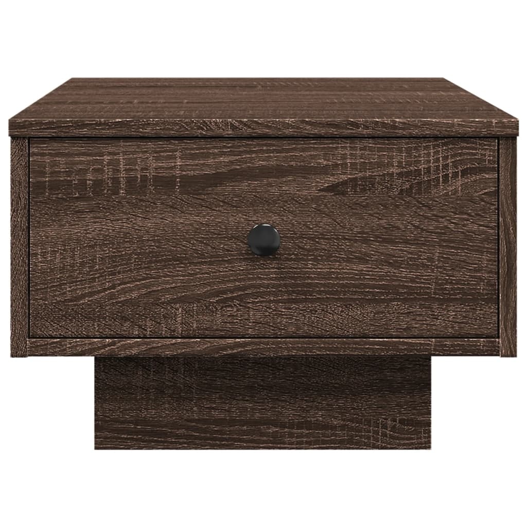 VidaXL Salontafel 60x45x31 cm bewerkt hout bruin eikenkleurig
