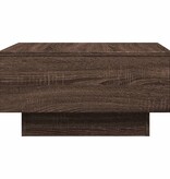 VidaXL Salontafel 60x45x31 cm bewerkt hout bruin eikenkleurig