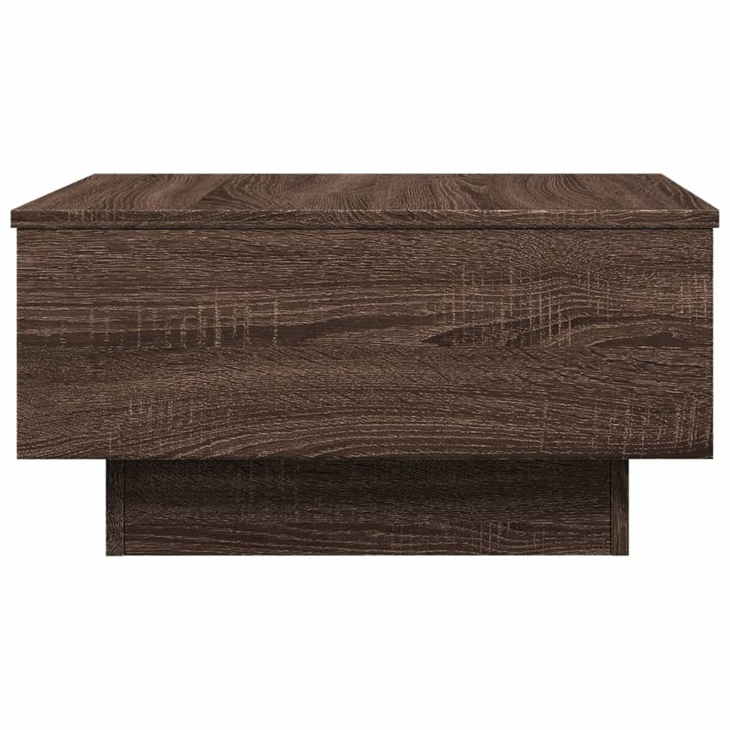 VidaXL Salontafel 60x45x31 cm bewerkt hout bruin eikenkleurig